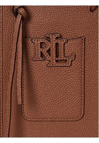 Lauren Ralph Lauren - LAUREN RALPH LAUREN Torebka 432966780002 Brązowy. Kolor: brązowy. Materiał: skórzane #4