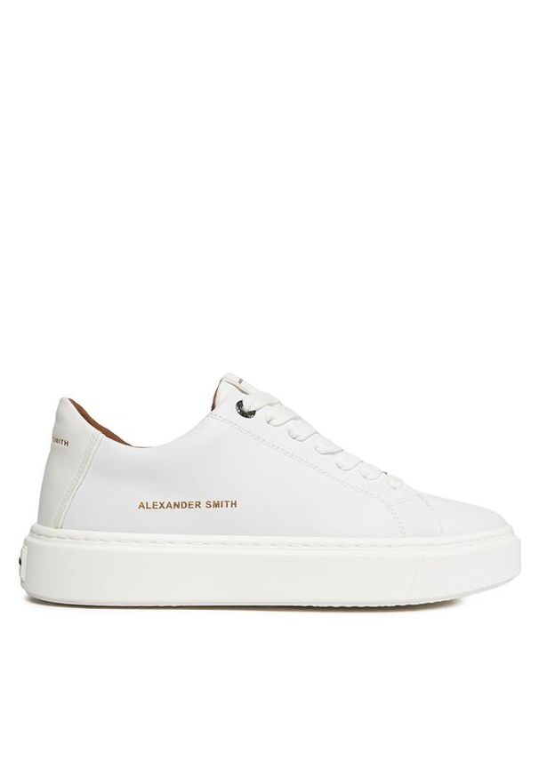 Alexander Smith Sneakersy London LDM9012TWT Biały. Kolor: biały. Materiał: skóra