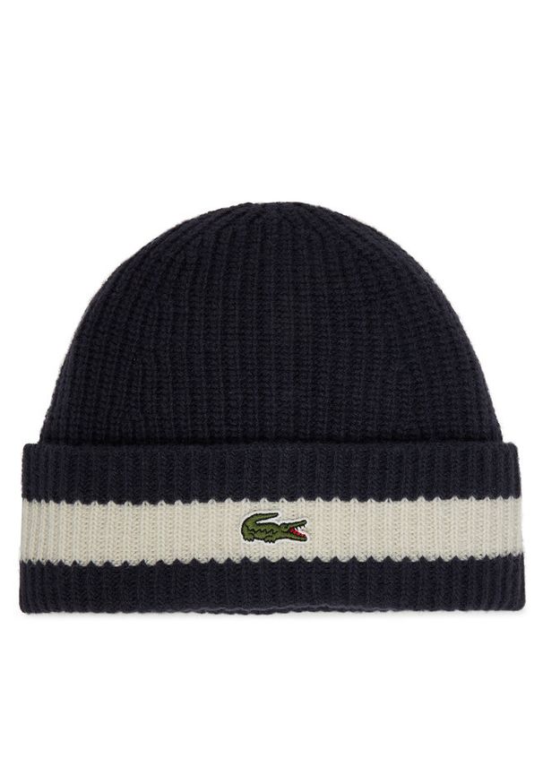 Czapka Lacoste. Kolor: niebieski