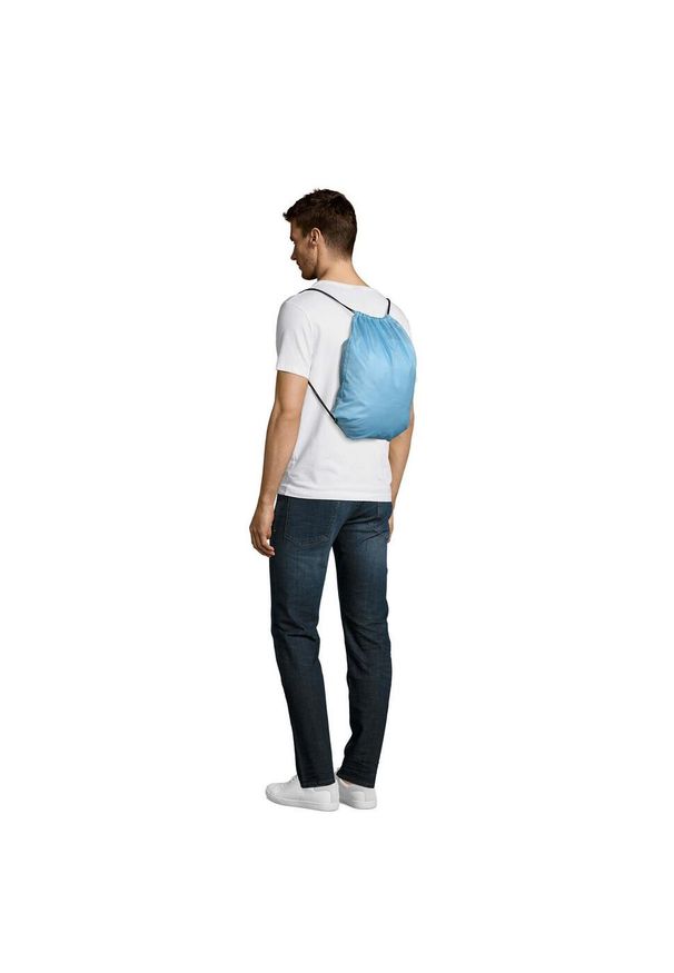 SOL'S - Urban Plain Drawstring Bag. Kolor: niebieski