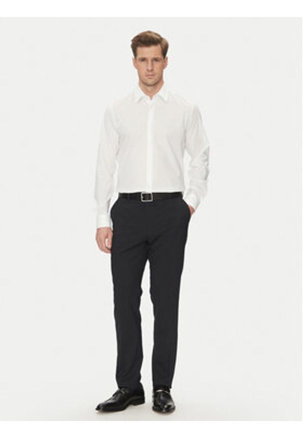 JOOP! Koszula 17 JSH-63Pierce 30044587 Biały Slim Fit. Kolor: biały. Materiał: bawełna