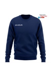 Bluza piłkarska dla dorosłych Givova Maglia One granatowa. Kolor: niebieski. Materiał: poliester. Sport: piłka nożna