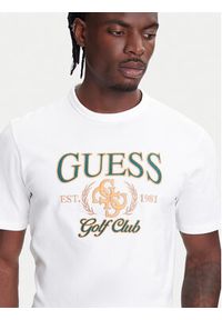 Guess T-Shirt M5YI22 K8FQ4 Biały Regular Fit. Kolor: biały. Materiał: bawełna