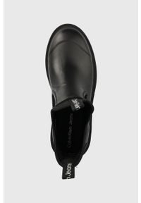Calvin Klein Jeans kalosze YW0YW01034 BDS Chelsea Rain Boots damskie kolor czarny. Nosek buta: okrągły. Kolor: czarny #2