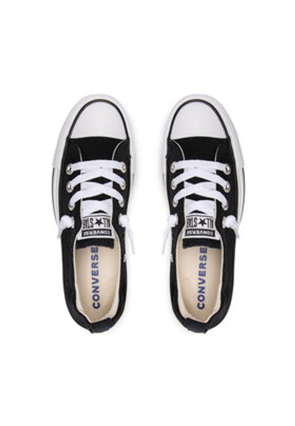 Converse Trampki Chuck Taylor All Star Shoreline Slip 537081C Czarny. Kolor: czarny. Materiał: materiał