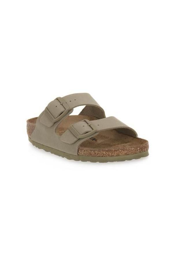 Klapki damskie Birkenstock Arizona Faded. Kolor: wielokolorowy, beżowy. Materiał: materiał, syntetyk