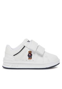Polo Ralph Lauren Sneakersy Heritage Court IV Ezz Bear RL02931101 Biały. Kolor: biały. Materiał: skóra