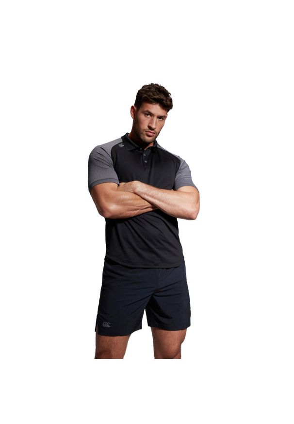 CANTERBURY - Polo Canterbury Élite. Typ kołnierza: polo. Kolor: czarny