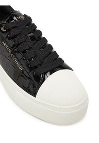 Armani Exchange Trampki XW001661 AF17477 UC001 Czarny. Kolor: czarny. Materiał: skóra #6