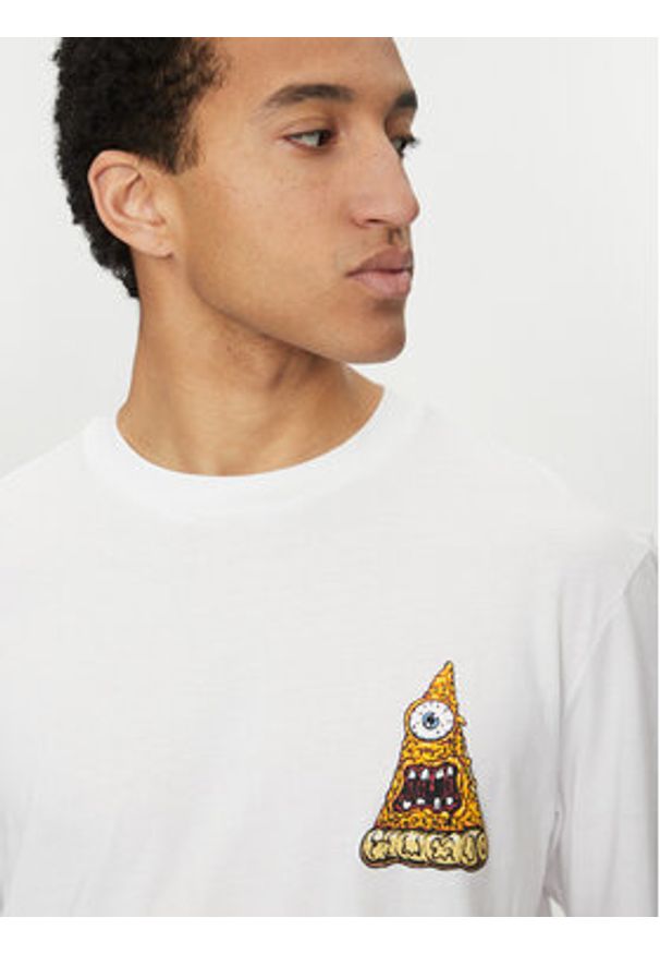 Hugo - HUGO T-Shirt Nizzerio 50533390 Biały Regular Fit. Kolor: biały. Materiał: bawełna