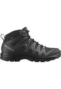 salomon - Buty trekkingowe męskie Salomon X Braze Mid Gtx. Zapięcie: sznurówki. Kolor: czarny. Materiał: materiał, tkanina, syntetyk. Szerokość cholewki: normalna. Sport: turystyka piesza