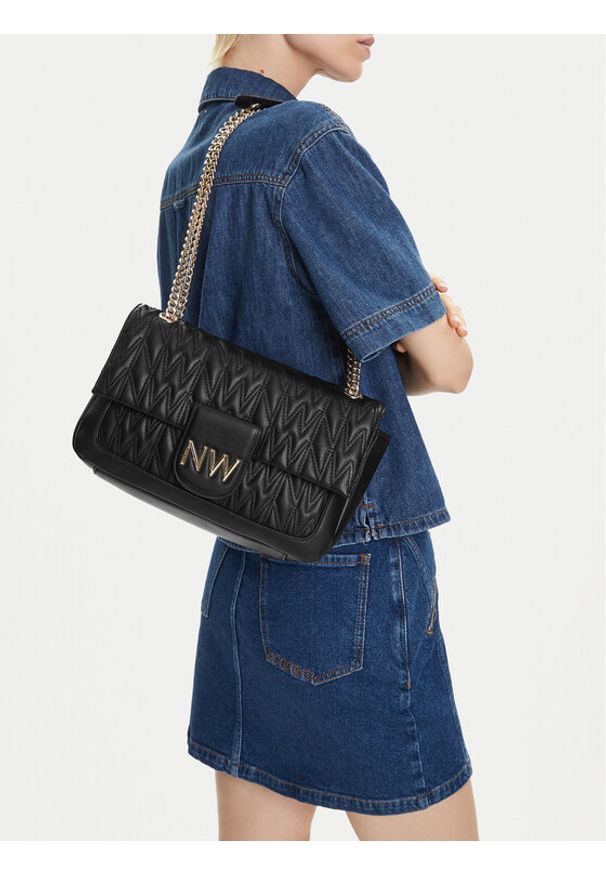 Nine West Torebka CEO-Astoria-Allure-LX10165 Czarny. Kolor: czarny