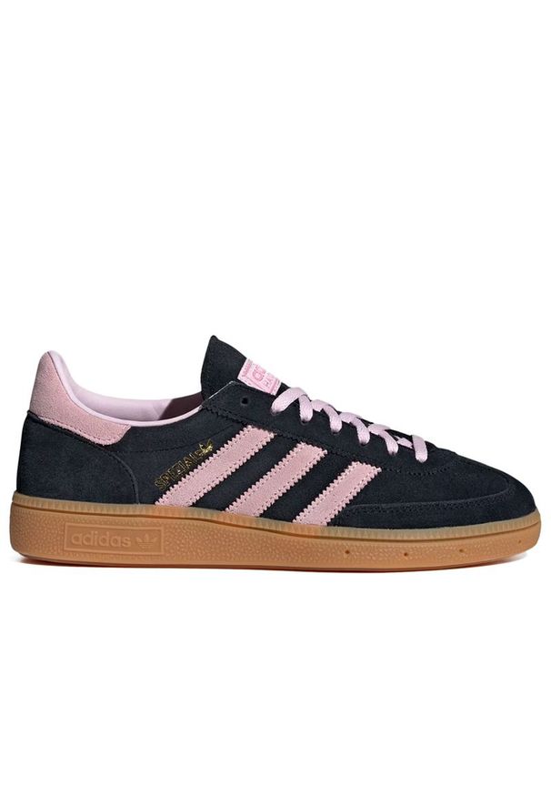 Adidas - Buty damskie adidas Handball Spezial IE5897 - czarne. Okazja: na co dzień. Zapięcie: sznurówki. Kolor: czarny. Materiał: guma, skóra, zamsz. Szerokość cholewki: normalna. Sport: piłka ręczna