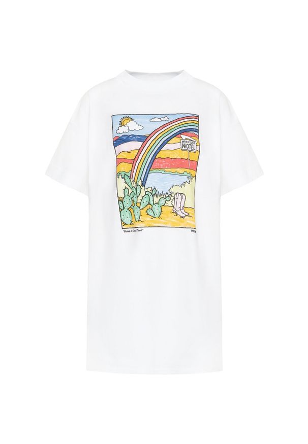 Wrangler - SUKIENKA WRANGLER TEE DRESS W9N7GF989 112132443