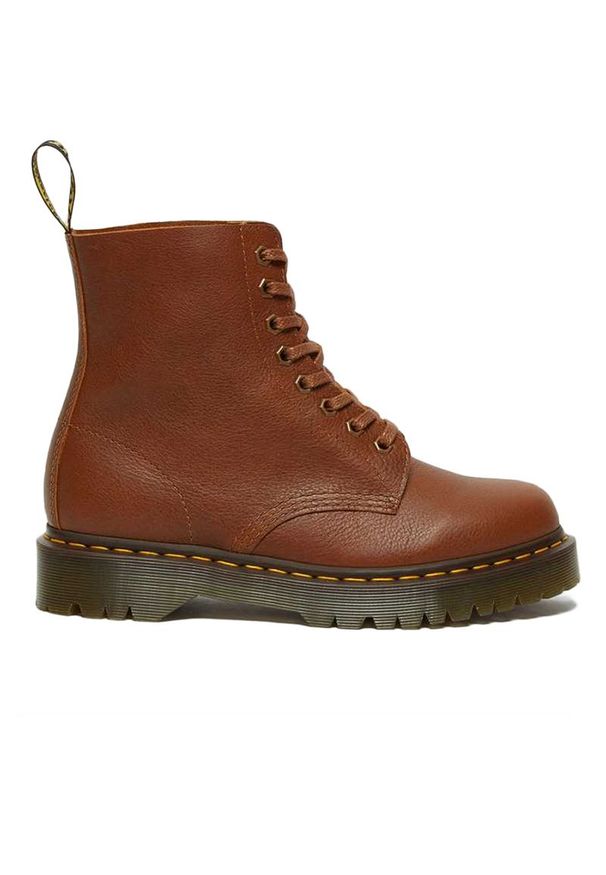 Buty Dr. Martens 1460 Pascal Bex Leather Boots 26981220 - brązowe. Zapięcie: sznurówki. Kolor: brązowy. Materiał: skóra. Szerokość cholewki: normalna. Styl: klasyczny