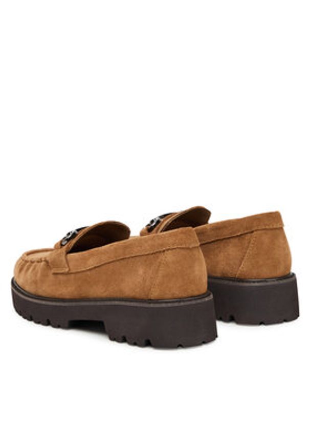 Aldo Loafersy Danrose 14058774 Brązowy. Kolor: brązowy. Materiał: skóra