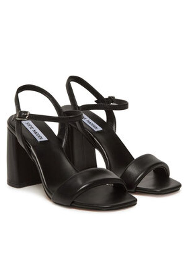 Steve Madden Sandały Mareena SM11003691 Czarny. Kolor: czarny. Materiał: skóra