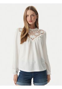 Morgan Bluzka 261-TJOUR Biały Regular Fit. Kolor: biały. Materiał: syntetyk #1