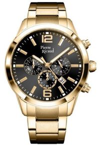 Zegarek męski Pierre Ricaud P97028.1154CH złoty. Kolor: złoty #1