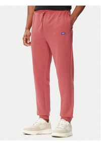 Hugo - HUGO Dres Nalonso Nap 50522369 Czerwony Regular Fit. Kolor: czerwony. Materiał: bawełna #3