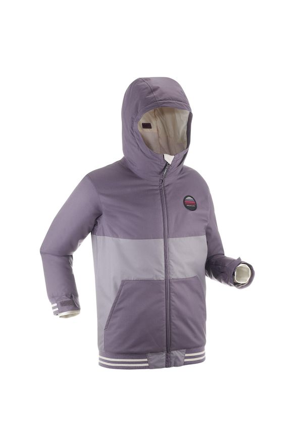 DREAMSCAPE - Kurtka snowboardowa / narciarska dla dzieci Dreamscape SNB JKT 100. Materiał: materiał, poliester. Długość: długie. Sezon: zima. Sport: narciarstwo, snowboard