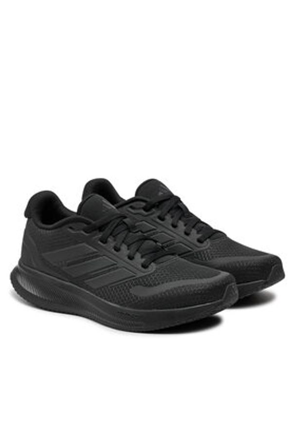 Adidas - adidas Sneakersy Runfalcon 5 J IE8586 Czarny. Kolor: czarny. Materiał: materiał, mesh