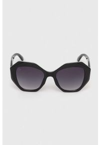Jeepers Peepers okulary przeciwsłoneczne kolor czarny. Kolor: czarny. Wzór: geometria #2