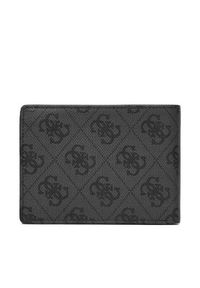 Guess Duży Portfel Męski SMMALL LEA27 Szary. Kolor: szary. Materiał: skóra