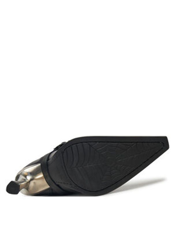 NEW ROCK Botki M-9373N-C1 Czarny. Kolor: czarny. Materiał: skóra. Styl: rockowy