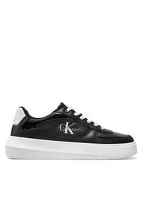 Calvin Klein Jeans Sneakersy Chunky Cupsole Low Lth Ml Meta YW0YW01410 Czarny. Kolor: czarny