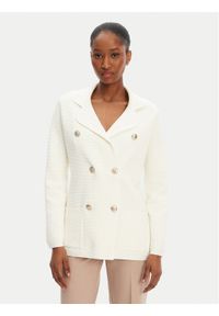 Marciano Guess Marynarka 5RGR10 5851Z Écru Regular Fit. Materiał: wiskoza