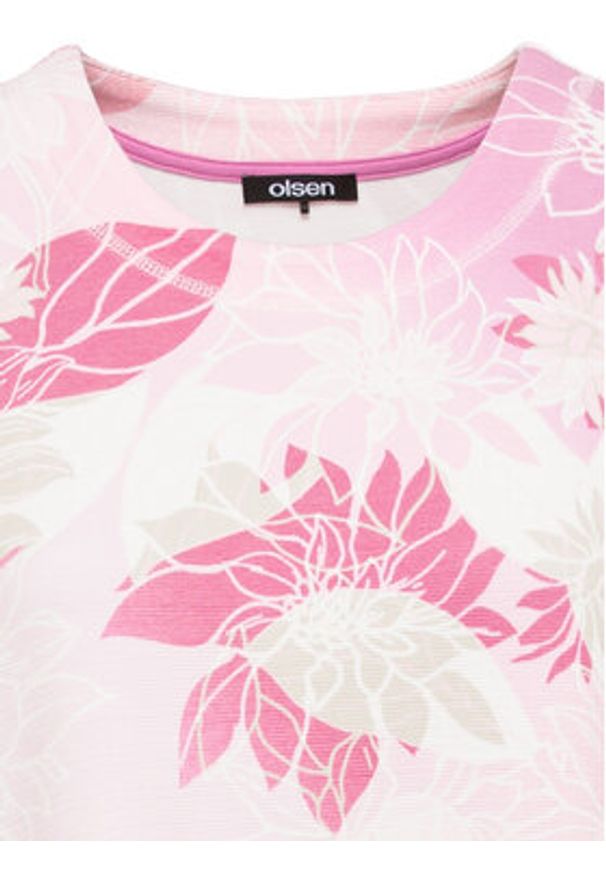 Olsen Bluzka Henny 11201479 Różowy Regular Fit. Kolor: różowy. Materiał: syntetyk