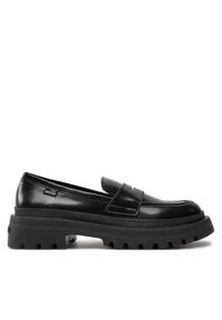 Love Moschino - LOVE MOSCHINO Loafersy JA10255G1LJD0000 Czarny. Kolor: czarny. Materiał: skóra #1