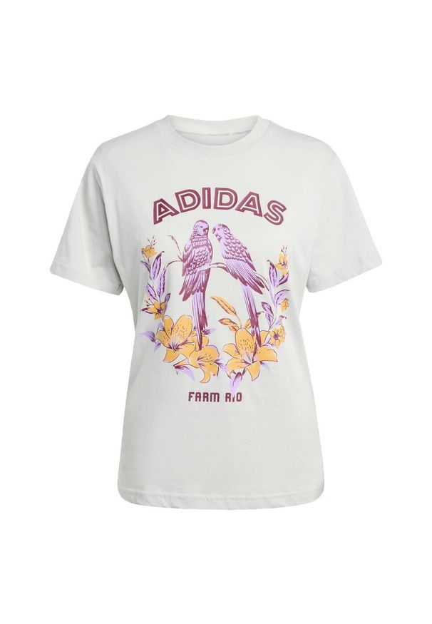 Adidas - Koszulka adidas X FARM Graphic 2. Kolor: szary