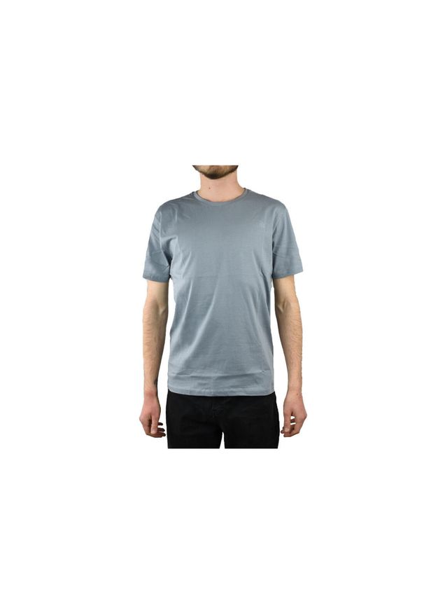 The North Face Simple Dome Tee, męski t-shirt. Kolor: szary. Materiał: bawełna. Sport: turystyka piesza