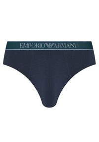 Emporio Armani Underwear Komplet 3 par slipów EM000258 AF10779 MB254 Granatowy. Kolor: niebieski. Materiał: bawełna #4