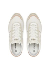 Calvin Klein Jeans Sneakersy V3A9-82034-1355A S Écru. Materiał: skóra