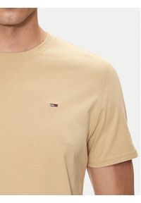 Tommy Jeans T-Shirt DM0DM04411 Beżowy Slim Fit. Kolor: beżowy. Materiał: bawełna #3