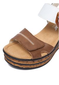 Rieker Sandały CEO-68176-64 Brązowy. Kolor: brązowy. Materiał: materiał #7