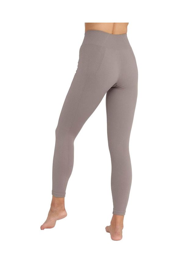 Legginsy damskie z wysokim stanem Brubeck CASUAL. Stan: podwyższony. Kolor: beżowy. Materiał: poliamid, poliester, elastan. Sport: turystyka piesza