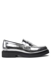 Loafersy Aldo. Kolor: srebrny #1