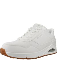 skechers - Buty SKECHERS UNO - BANKSIA SLIP-INS Biały. Kolor: biały. Materiał: tkanina, syntetyk #1