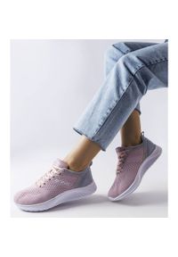 NEWS - News Różowe sportowe sneakersy Nairene. Kolor: różowy #4