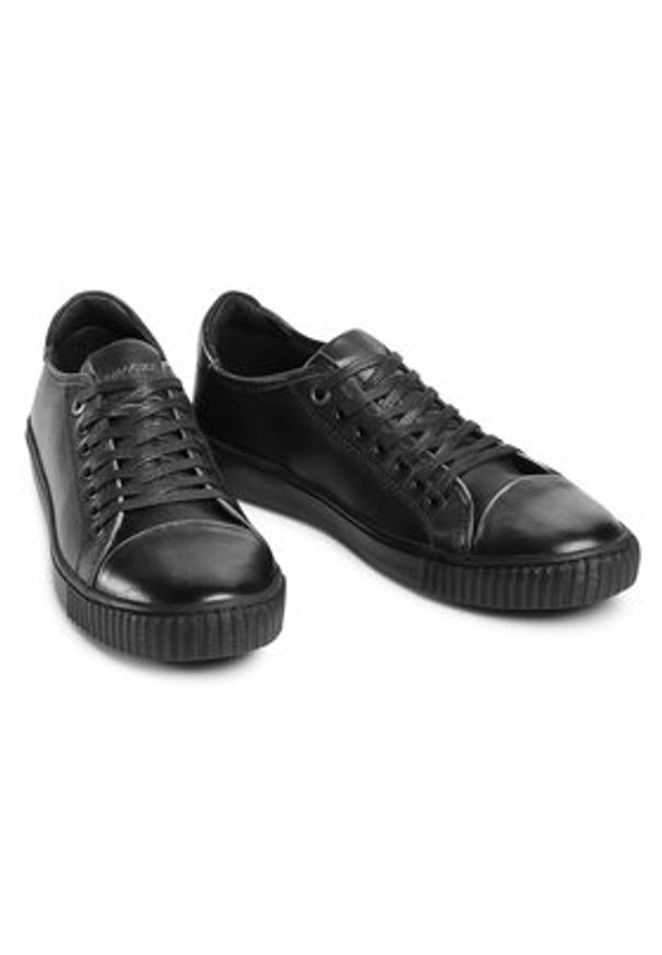 QUAZI Sneakersy QZ-47-05-000890 Czarny. Kolor: czarny. Materiał: skóra