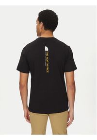 The North Face T-Shirt Vertical NF0A89FP Czarny Regular Fit. Kolor: czarny. Materiał: bawełna #5
