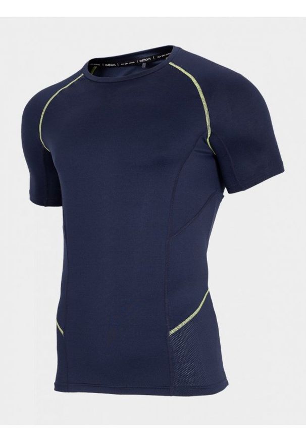 outhorn - Koszulka treningowa męska. Materiał: poliester, elastan, materiał, jersey, skóra