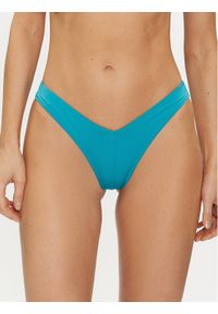 Calvin Klein Swimwear Dół od bikini KW0KW02350 Niebieski. Kolor: niebieski. Materiał: syntetyk #1