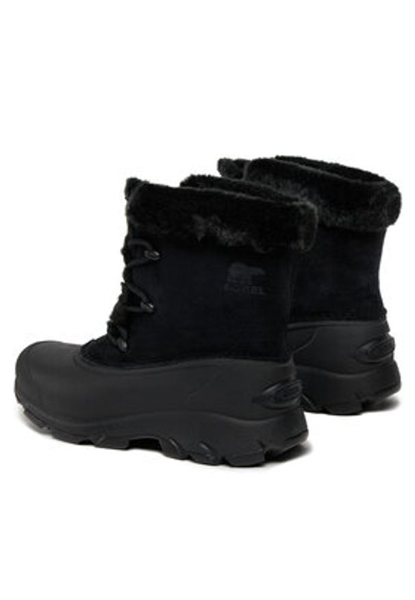 sorel - Sorel Śniegowce Snow Angel™ NL3482-010 Czarny. Kolor: czarny. Materiał: zamsz, skóra