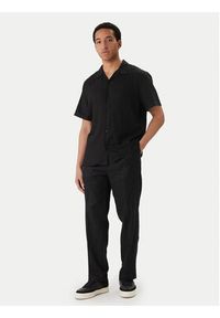 Calvin Klein Spodnie materiałowe LV04LF619G Czarny Straight Fit. Kolor: czarny. Materiał: bawełna #5