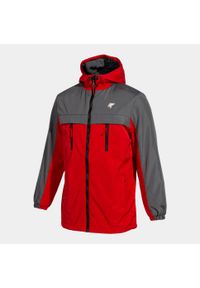 Kurtka anorak przeciwdeszczowa męska Joma Explorer z kapturem polarowa podszewka. Typ kołnierza: kaptur. Kolor: czerwony, wielokolorowy, czarny. Materiał: polar. Sport: turystyka piesza